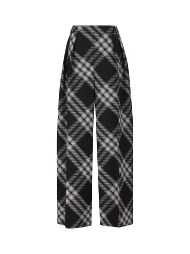 Vintage Check Wide-leg Trousers - Burberry - Modalova