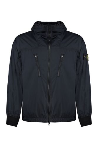Technical Fabric Hooded Jacket - Stone Island - Modalova