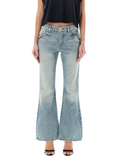 Balmain Western Bootcut Denim Jeans - Balmain - Modalova