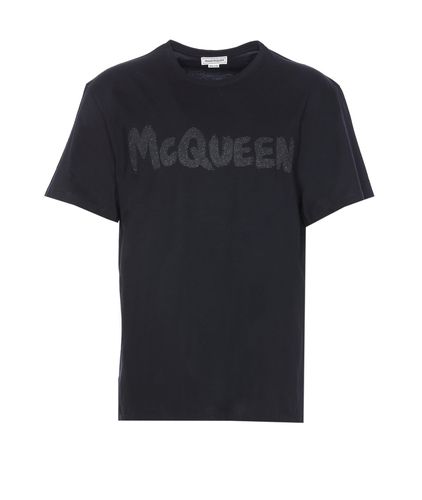 Mcqueen Graffiti T-shirt - Alexander McQueen - Modalova