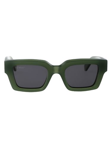 Virgil Square Frame Sunglasses - Off-White - Modalova