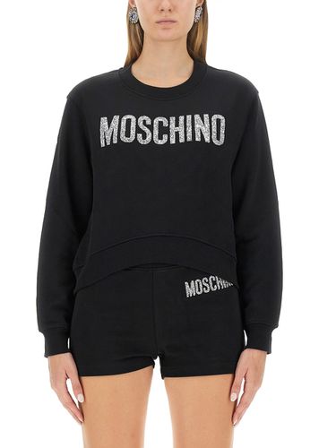 Moschino Sweatshirt With Logo - Moschino - Modalova