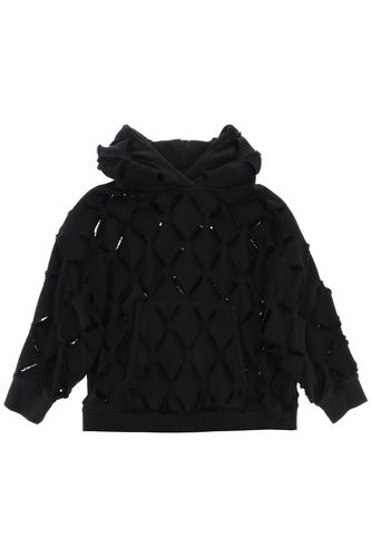 Versace Cut Out Hoodie - Versace - Modalova