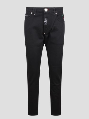 Skinny Fit Denim Trousers - Philipp Plein - Modalova