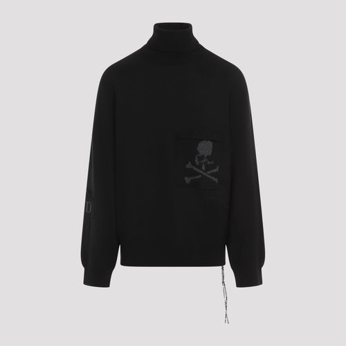 Mastermind Patchwork Turtleneck Sweater - MASTERMIND WORLD - Modalova