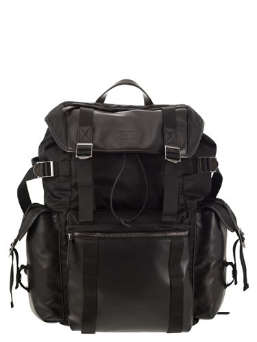 Tod's Fabric And Leather Backpack - Tod's - Modalova