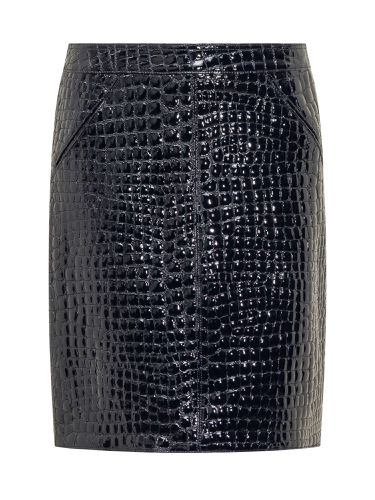 Crocodile-embossed Leather Skirt - Tom Ford - Modalova