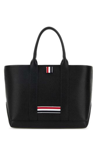 Thom Browne Black Leather Handbag - Thom Browne - Modalova