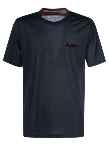 Kiton Chest Logo Regular T-shirt - Kiton - Modalova