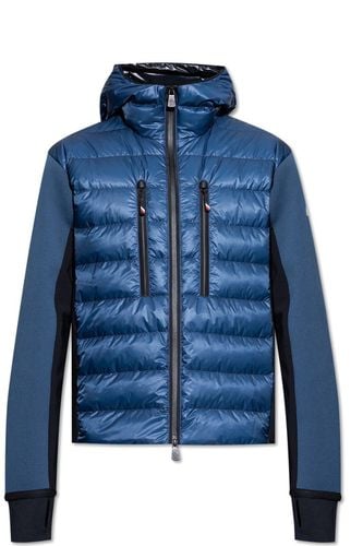 Hooded Knit Cardigan - Moncler Grenoble - Modalova