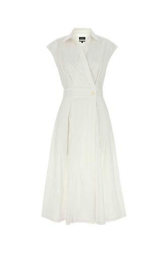 A. P.C. White Poplin Athena Dress - A.P.C. - Modalova