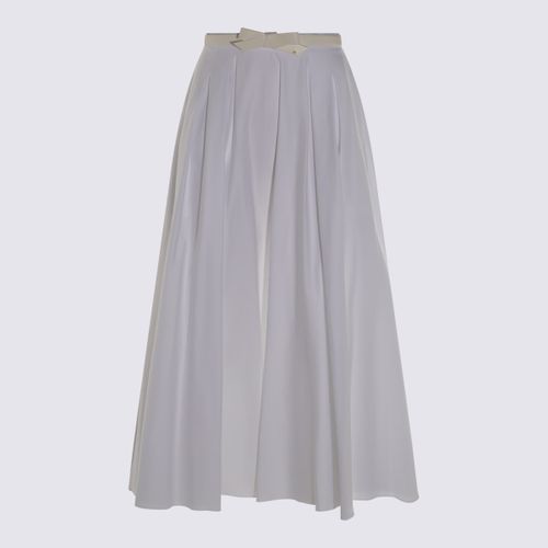 Cotton Midi Skirt - Elisabetta Franchi - Modalova