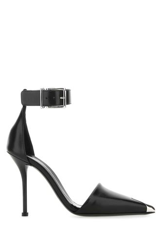 Black Leather Pumps - Alexander McQueen - Modalova