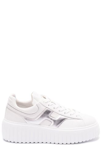 Hogan H-stripe Round Toe Sneakers - Hogan - Modalova