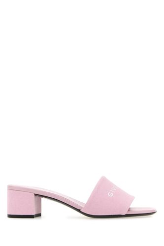 Givenchy Pink Canvas 4g Mules - Givenchy - Modalova