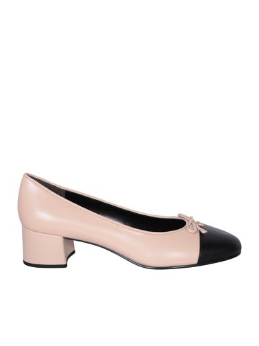 Tory Burch Pink/black Heel Ballet - Tory Burch - Modalova