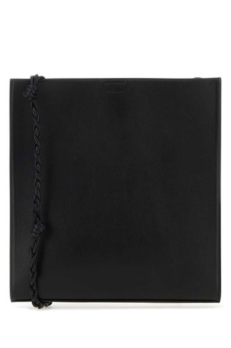 Black Leather Tangle Shoulder Bag - Jil Sander - Modalova