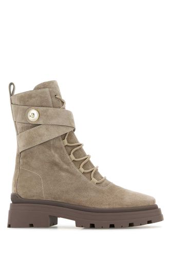 Cappuccino Suede Noemi Ankle Boots - Jimmy Choo - Modalova