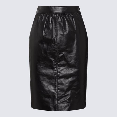 Leather Pencil Skirt - Saint Laurent - Modalova