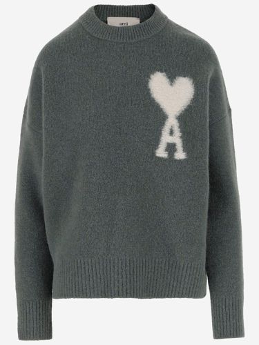 Wool Blend Sweater - Ami Alexandre Mattiussi - Modalova