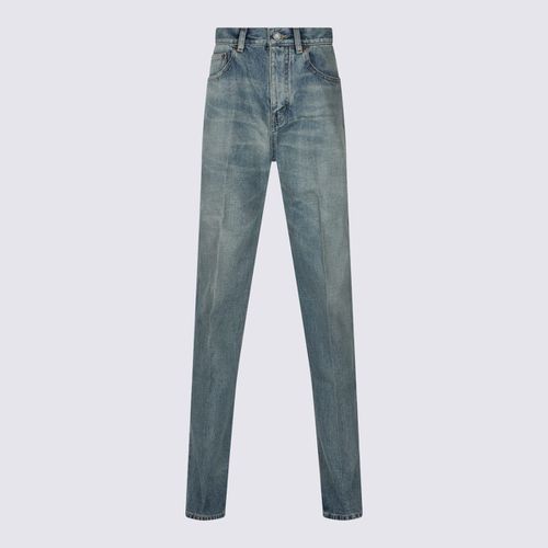 Saint Laurent Blue Cotton Jeans - Saint Laurent - Modalova