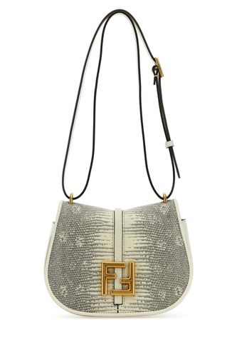 White Leather Mini C Mon Crossbody Bag - Fendi - Modalova