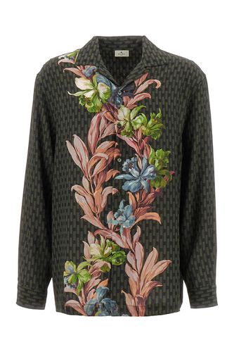 Etro Embroidered Silk Shirt - Etro - Modalova