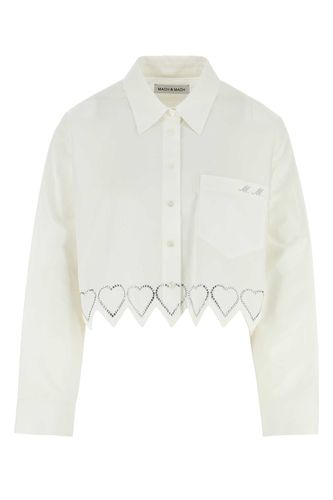 Mach & Mach White Poplin Shirt - Mach & Mach - Modalova