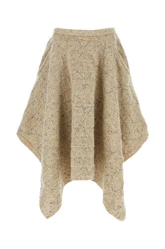 Melange Cappuccino Wool Skirt - Bottega Veneta - Modalova