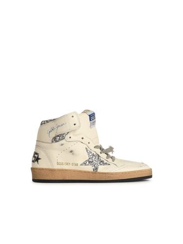 Sky Star Leather Sneakers - Golden Goose - Modalova