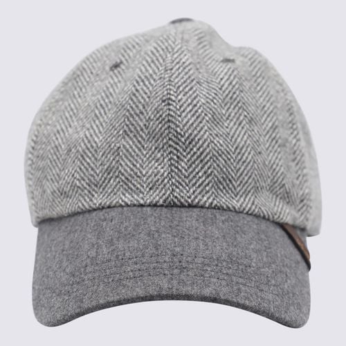 Brunello Cucinelli Grey Wool Hat - Brunello Cucinelli - Modalova