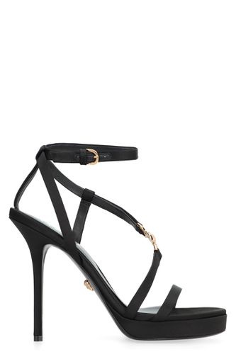 Versace Medusa 95 Satin Sandals - Versace - Modalova