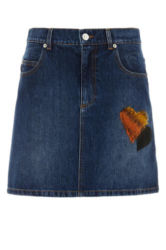 Marni Blue Denim Mini Skirt - Marni - Modalova