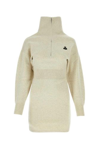 Logo Embroidered High Neck Knitted Dress - Marant Étoile - Modalova