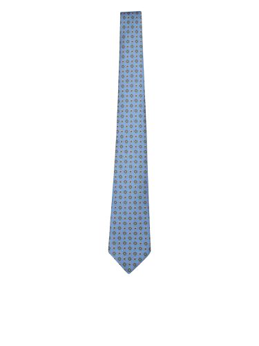 Kiton Micro-pattern Fuchsia Tie - Kiton - Modalova