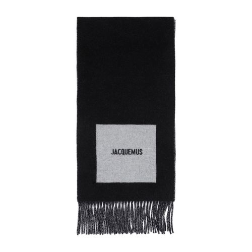 Logo Detailed Fringed Scarf - Jacquemus - Modalova