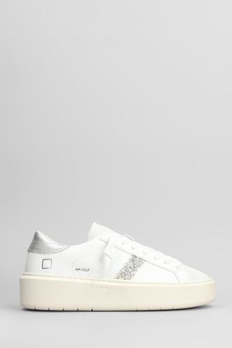 D. A.T. E. Hill Low Platform Sneakers In Leather - D.A.T.E. - Modalova