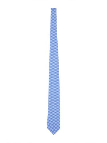 Ferragamo Micro Pattern Printed Tie - Ferragamo - Modalova