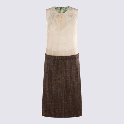 Fendi Beige Cotton Dress - Fendi - Modalova