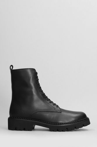 Combat Boots In Leather - Fabio Rusconi - Modalova