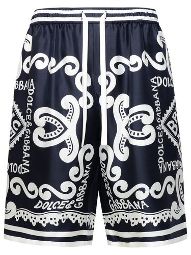 Bermuda Shorts Silk Joggers - Dolce & Gabbana - Modalova