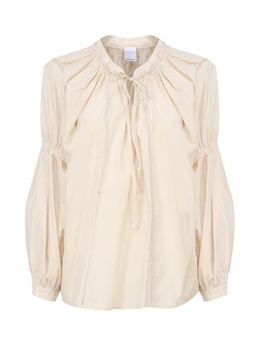Muslin Blouse With Perforated Embroidery - Pinko - Modalova