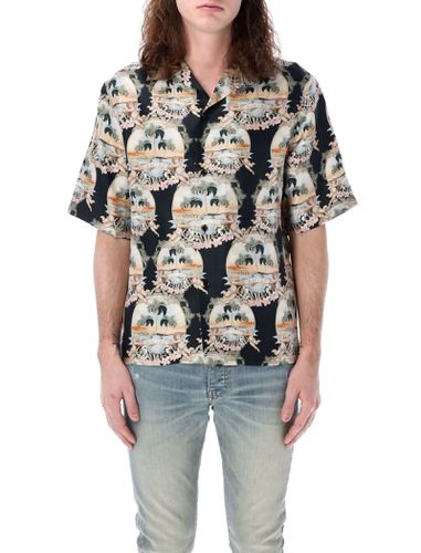 AMIRI All Over Palm Bowling Shirt - AMIRI - Modalova