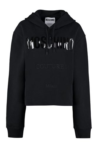 Logo-printed Drawstring Hoodie - Moschino - Modalova