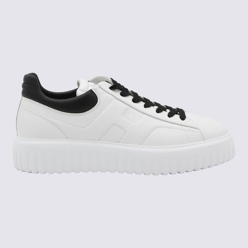 And Black Leather Sneakers - Hogan - Modalova