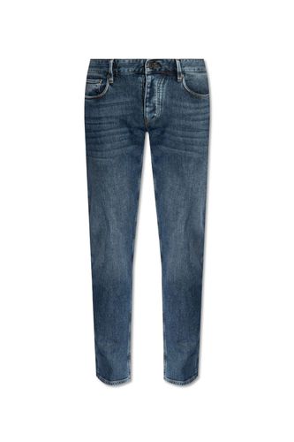Jeans With Tapered Legs - Emporio Armani - Modalova