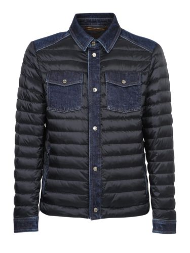 Moorer Denim Quilted Jacket - Moorer - Modalova