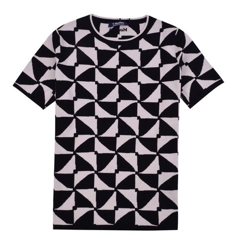 All-over Jacquard Crewneck Knit T-shirt - 'S Max Mara - Modalova