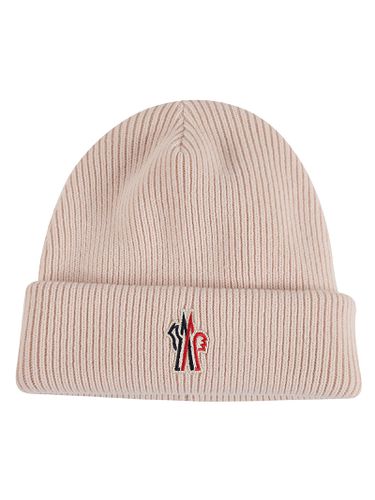 Moncler Grenoble Logo Ribbed Beanie - Moncler Grenoble - Modalova