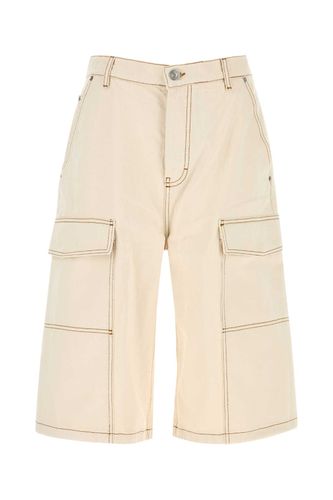 Sand Denim Bermuda Shorts - Ami Alexandre Mattiussi - Modalova
